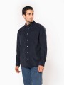 Chemises à personnaliser KARIBAN Chemise manches longues en velours homme 