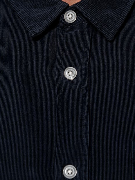 Chemises à personnaliser KARIBAN Chemise manches longues en velours homme 