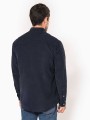 Chemises à personnaliser KARIBAN Chemise manches longues en velours homme 