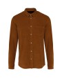 Chemise personnalisable KARIBAN Chemise manches longues en velours homme