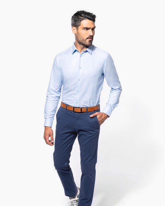 Chemise personnalisable KARIBAN Chemise oxford manches longues homme
