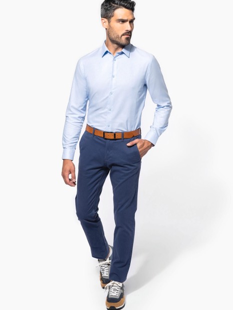 Chemises à personnaliser KARIBAN Chemise oxford manches longues homme 