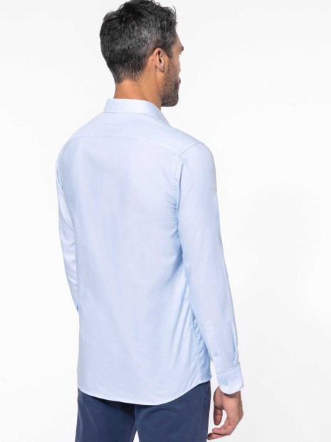 Chemises à personnaliser KARIBAN Chemise oxford manches longues homme 