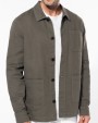 KARIBAN Hemdjacke für Herren Jacke personalisierbar