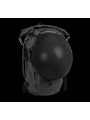 KIMOOD Sac à dos résistant à l’eau avec compartiment pour casque noir personnalisable