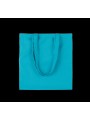 KIMOOD Sac de shopping en polycoton turquoise personnalisable