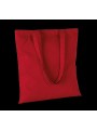 KIMOOD Sac de shopping en polycoton cherry red personnalisable