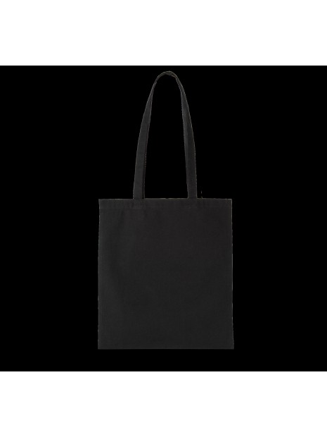 KIMOOD Sac shopping en bambou noir personnalisable