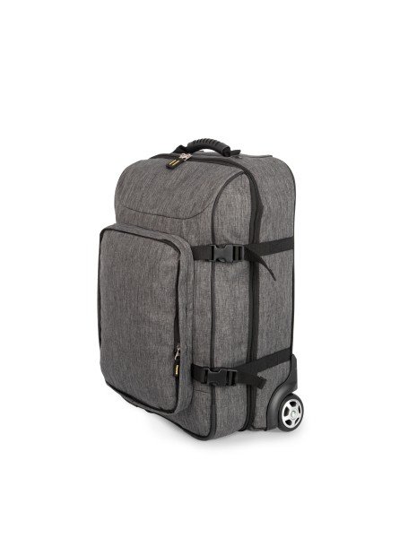 KIMOOD Trolley cabine tin grey heather personnalisable