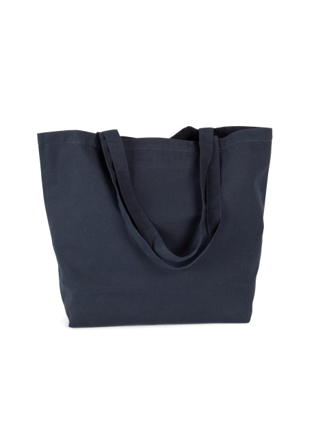 KIMOOD Grand sac shopping K-loop navy blue jhoot personnalisable
