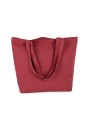 KIMOOD Grand sac shopping K-loop hibiscus red jhoot personnalisable