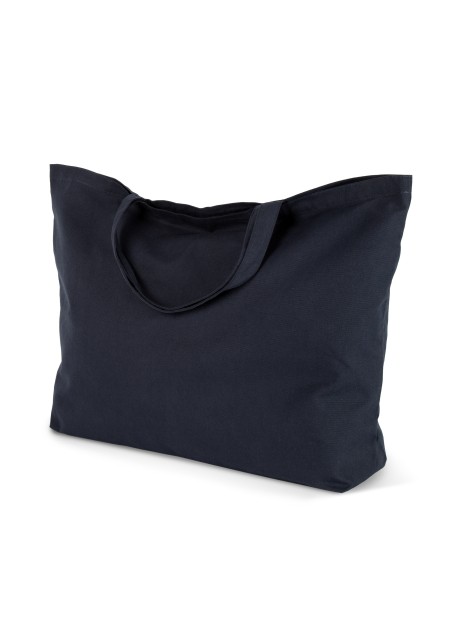 KIMOOD Sac shopping XL K-loop navy blue jhoot personnalisable