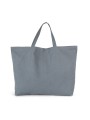 KIMOOD Sac shopping XL K-loop mineral grey jhoot personnalisable
