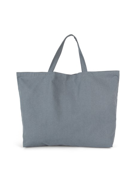 KIMOOD Sac shopping XL K-loop mineral grey jhoot personnalisable