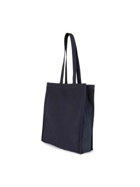 KIMOOD Sac shopping rectangulaire K-loop navy blue jhoot personnalisable
