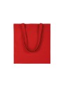 KIMOOD Sac shopping K-loop red jhoot personnalisable