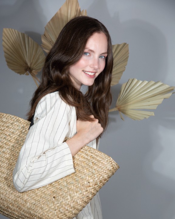 Sac & bagagerie personnalisable KIMOOD Panier shopping en paille