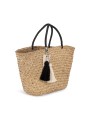 KIMOOD Panier shopping en paille straw personnalisable