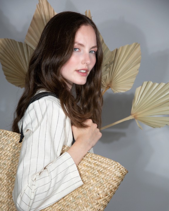 Sac & bagagerie personnalisable KIMOOD Panier shopping en paille