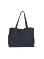 KIMOOD Grand sac shopping K-loop navy blue jhoot personnalisable
