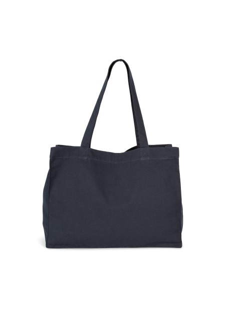 KIMOOD Grand sac shopping K-loop navy blue jhoot personnalisable