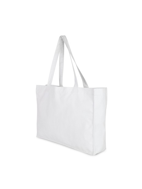 KIMOOD Grand sac shopping K-loop white jhoot personnalisable