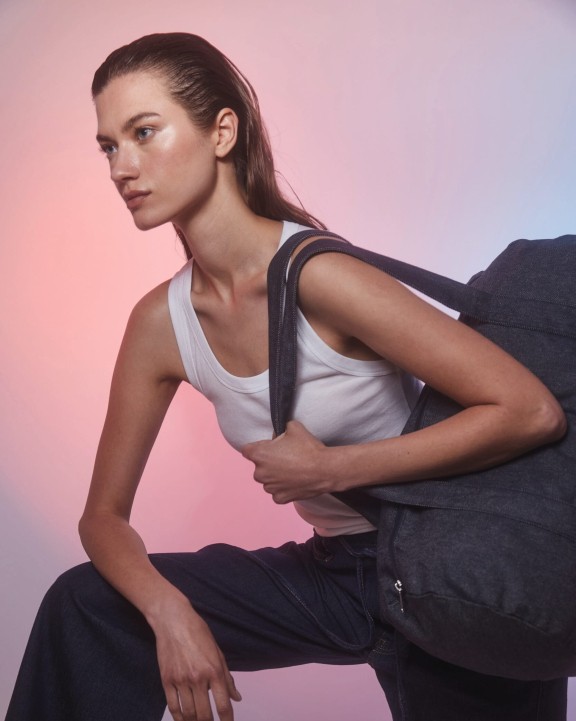 KIMOOD Sport- und Reisetasche aus Denim Tasche personalisierbar