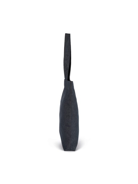 KIMOOD Sac shopping denim recycled denim personnalisable