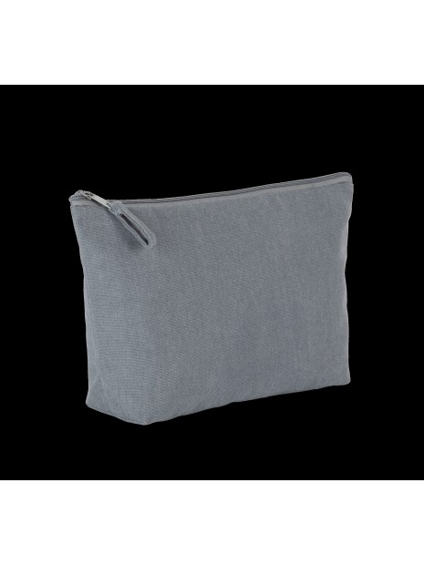 KIMOOD Pochette avec fermeture éclair K-loop mineral grey jhoot personnalisable