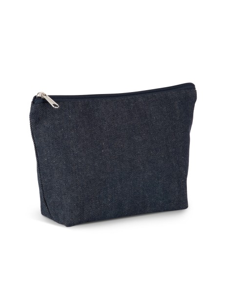 KIMOOD Pochette denim recycled denim personnalisable