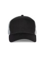 K-UP Casquette trucker - 5 panneaux noir/gris clair personnalisable