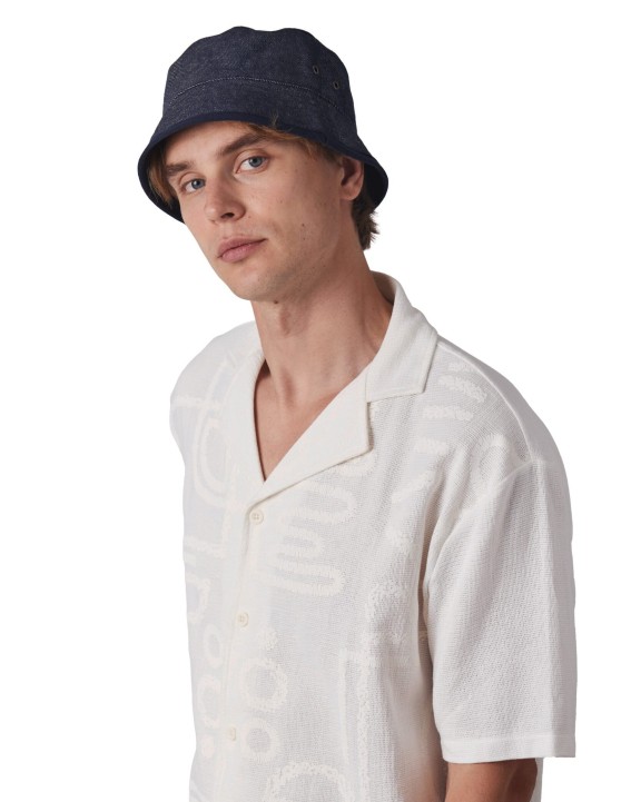Petje K-UP Bob in denim voor bedrukking &amp; borduring