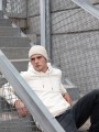 Bonnets, Écharpes & Gants à personnaliser K-UP Bonnet côtelé avec revers 