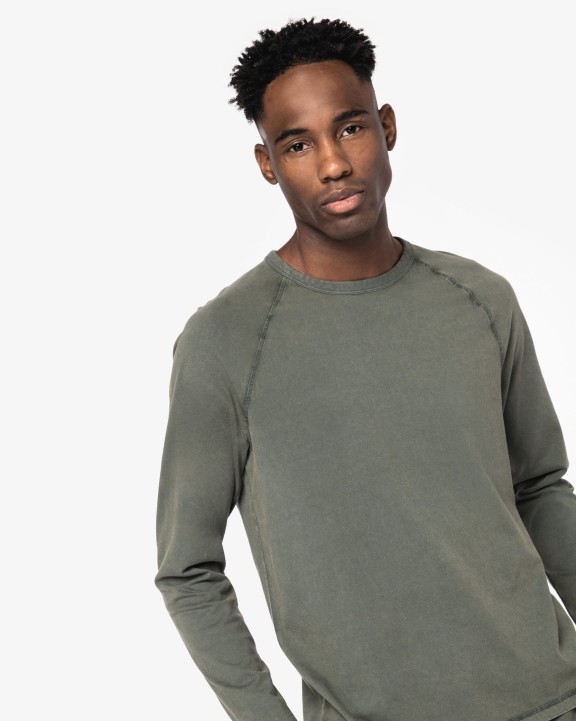 NATIVE SPIRIT Umweltfreundliches Raglan-Langarmshirt für Herren T-Shirt personalisierbar