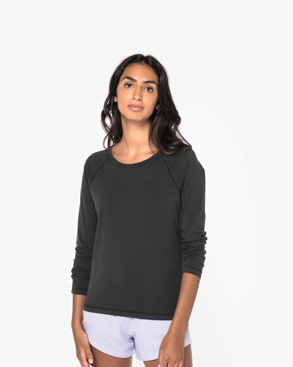 NATIVE SPIRIT Umweltfreundliches Raglan-Langarmshirt für Damen T-Shirt personalisierbar