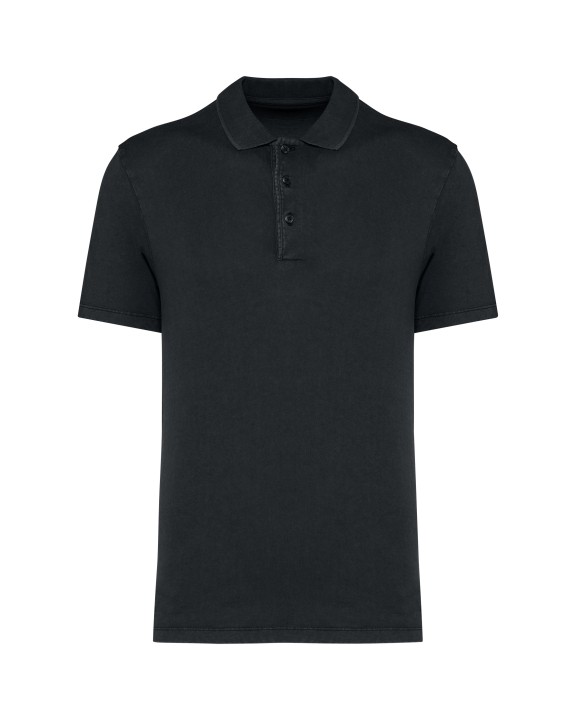 Polos personnalisable NATIVE SPIRIT Polo écoresponsable délavé en jersey homme