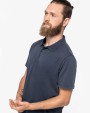 Poloshirt NATIVE SPIRIT Ecologische verwassen herenpolo van jersey voor bedrukking &amp; borduring