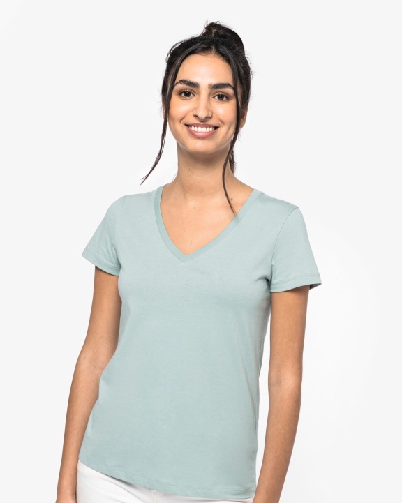 T-shirt personnalisable NATIVE SPIRIT T-shirt écoresponsable col V femme
