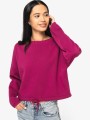 Sweat-shirts à personnaliser NATIVE SPIRIT Sweat-shirt écoresponsable à col rond oversize crop femme 