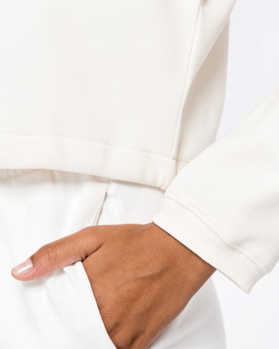 Sweat-shirt personnalisable NATIVE SPIRIT Sweat-shirt écoresponsable à col rond oversize crop femme