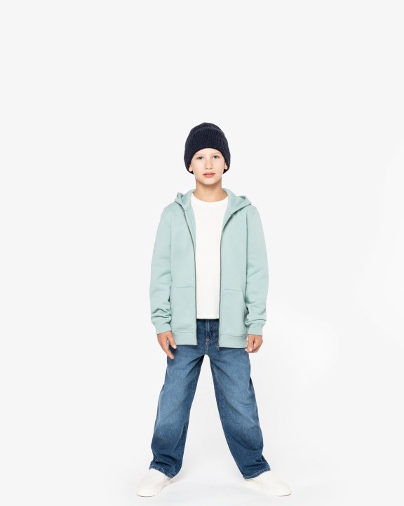 NATIVE SPIRIT Umweltfreundliches Kinder-Hoodie mit Reißverschluss Sweatshirt personalisierbar