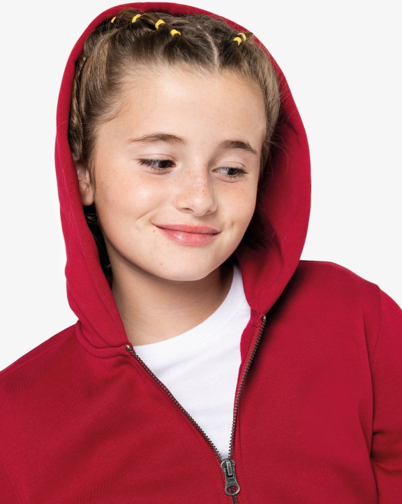 NATIVE SPIRIT Umweltfreundliches Kinder-Hoodie mit Reißverschluss Sweatshirt personalisierbar