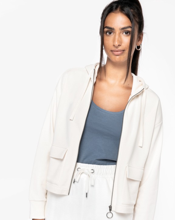Sweater NATIVE SPIRIT Ecologische sweatvest met capuchon French Terry voor bedrukking &amp; borduring