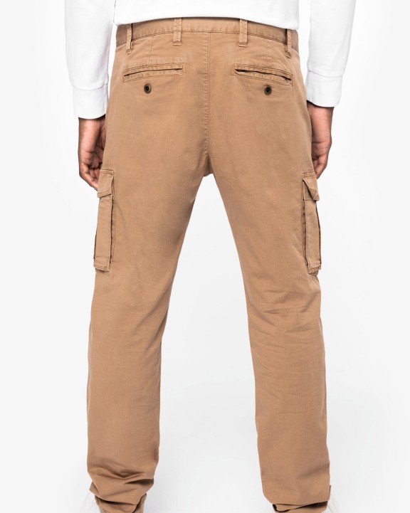 NATIVE SPIRIT Umweltfreundliche ausgewaschene Cargohose für Herren Hose personalisierbar