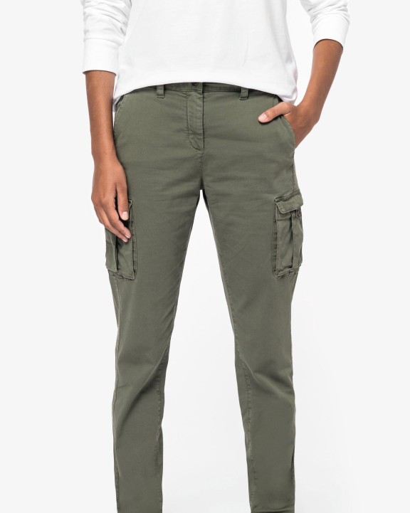 NATIVE SPIRIT Umweltfreundliche ausgewaschene Cargohose für Damen Hose personalisierbar