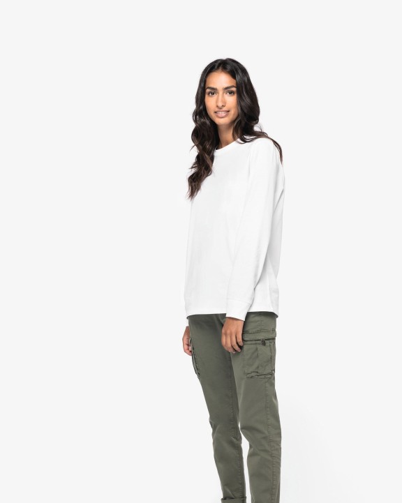 Broek NATIVE SPIRIT Ecologische verwassen cargobroek dames voor bedrukking &amp; borduring