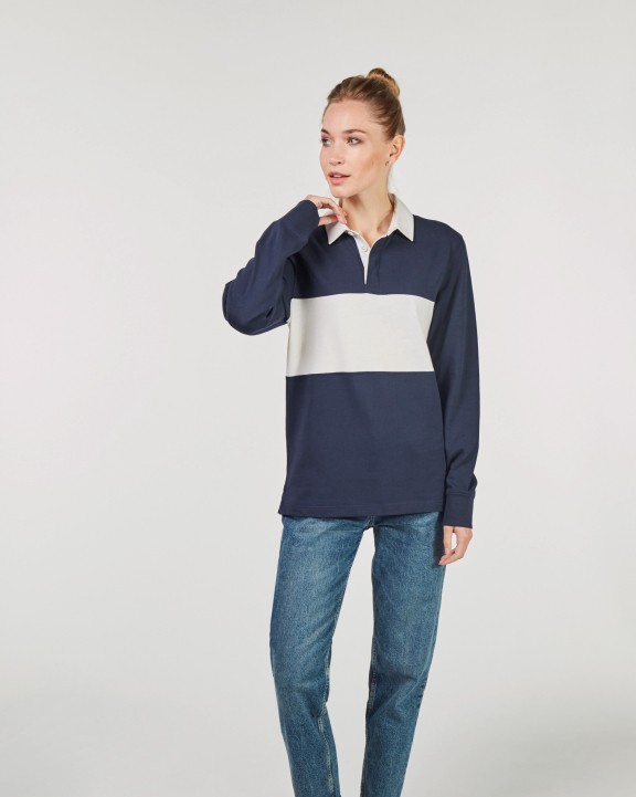 Poloshirt PROACT Rugbypolo met lange mouwen voor bedrukking &amp; borduring