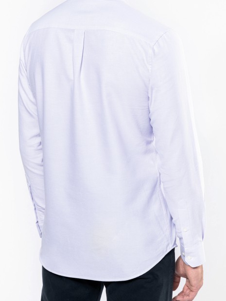 Chemises à personnaliser KARIBAN Chemise Oxford manches longues homme 