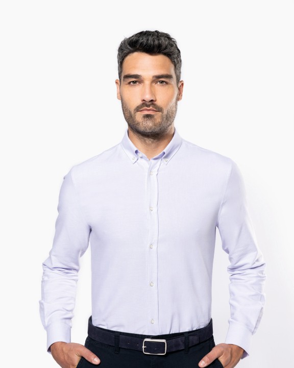 Chemise personnalisable KARIBAN Chemise Oxford manches longues homme