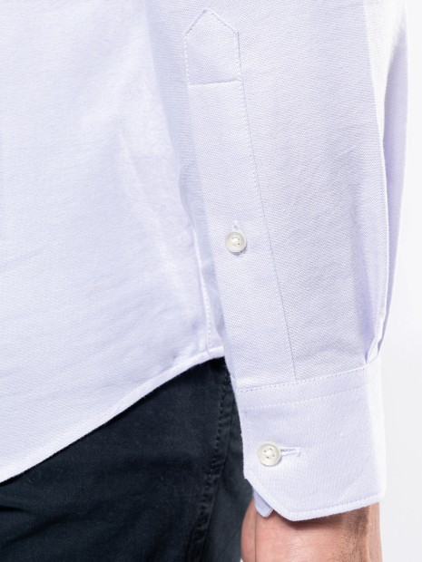 Chemises à personnaliser KARIBAN Chemise Oxford manches longues homme 
